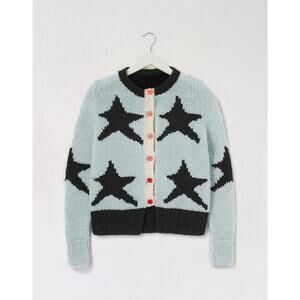 Wool and the Gang A Star Is Born Cardigan Sweater- 1 Duck Egg Blue